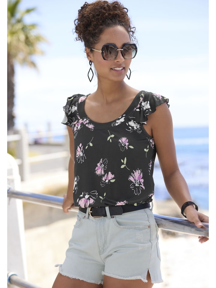 Футболка Vivance, цвет schwarz-mauve bedruckt
Футболка Vivance, цвет schwarz-mauve bedruckt