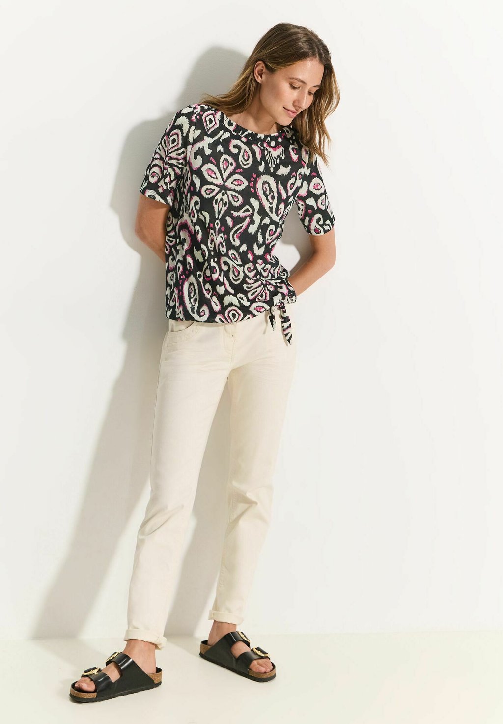 Рубашка с принтом KNOTEN Cecil, черный 
Рубашка с принтом KNOTEN Cecil, черный