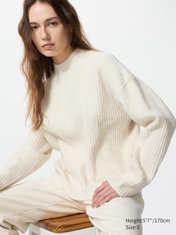 Джемпер Soufflé с воротником mock neck Uniqlo, 01 off white
Джемпер Soufflé с воротником mock neck Uniqlo, 01 off white