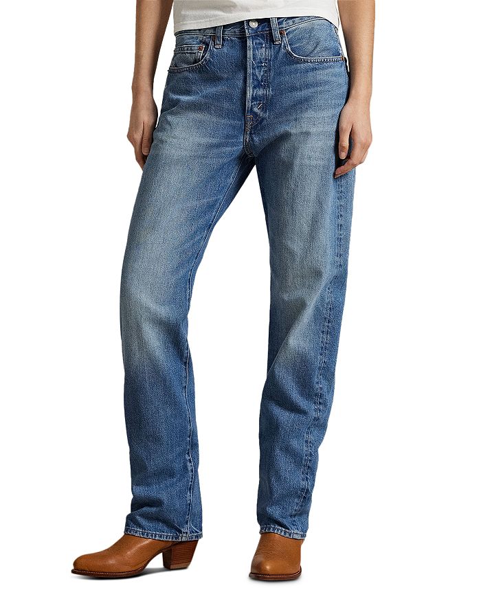 Свободные прямые джинсы Lauren Ralph Lauren с высокой посадкой, синий
Свободные прямые джинсы Lauren Ralph Lauren с высокой посадкой, синий