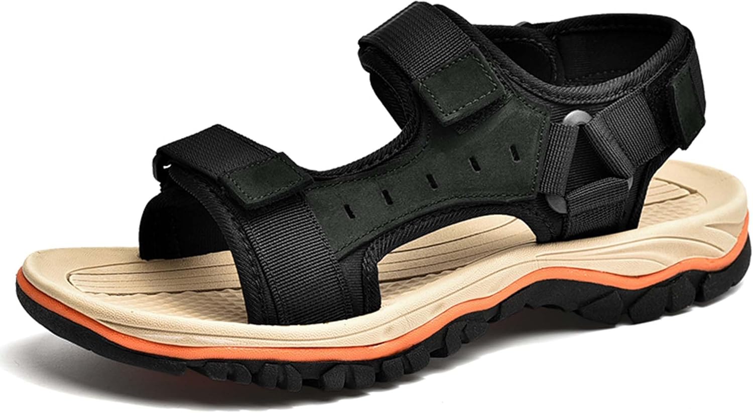 Летние мужские сандалии UANGLI из коровьей кожи, модные пляжные сандалии, дышащие, удобные, противоскользящие, износостойкие и легкие, черный
Летние мужские сандалии UANGLI из коровьей кожи, модные пляжные сандалии, дышащие, удобные, противоскользящие, износостойкие и легкие, черный