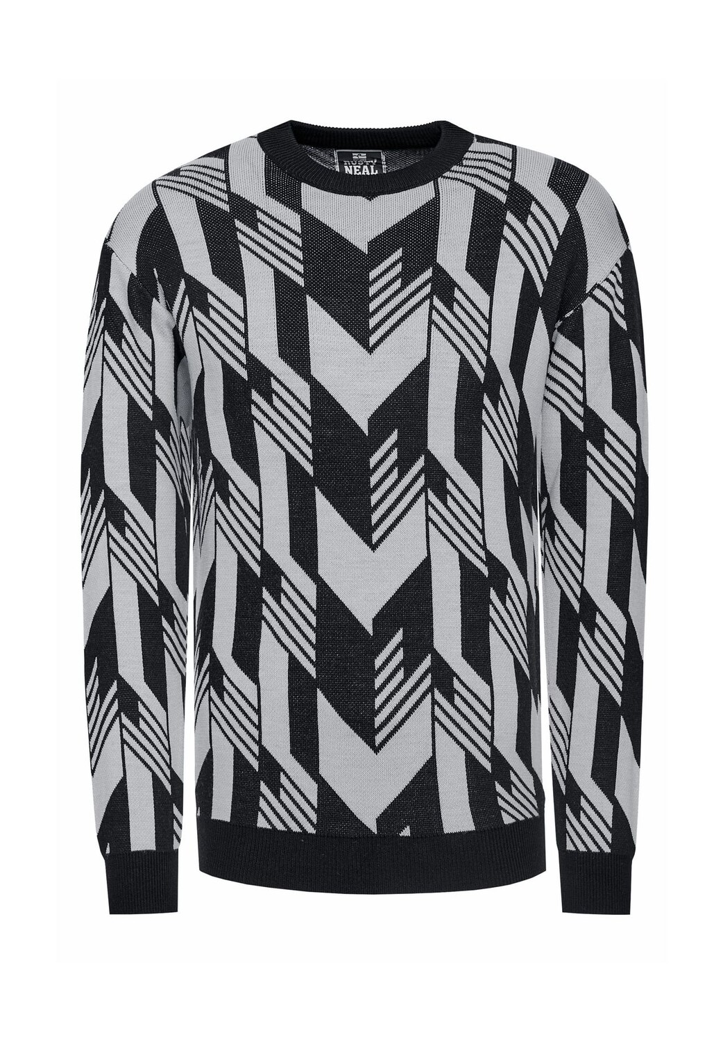 Вязаный свитер в двухцветном исполнении RUSTY NEAL, цвет Schwarz Grau
Вязаный свитер в двухцветном исполнении RUSTY NEAL, цвет Schwarz Grau