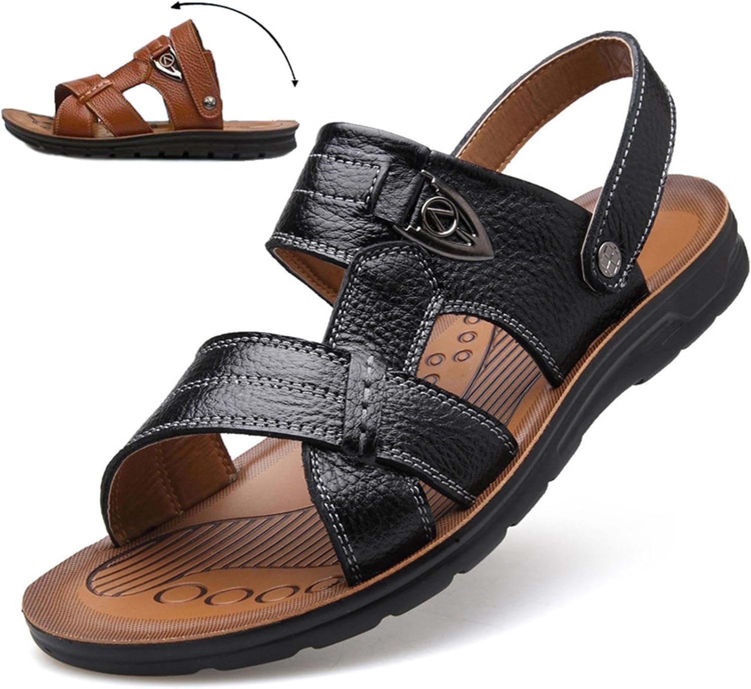 Men's Big Size Leather Flat Sandbeach Сандалии Casual Slipper Shoes PPXID, черный
Men's Big Size Leather Flat Sandbeach Сандалии Casual Slipper Shoes PPXID, черный