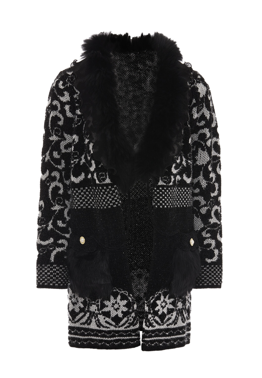 Толстовка faina Strickjacke, черный
Толстовка faina Strickjacke, черный