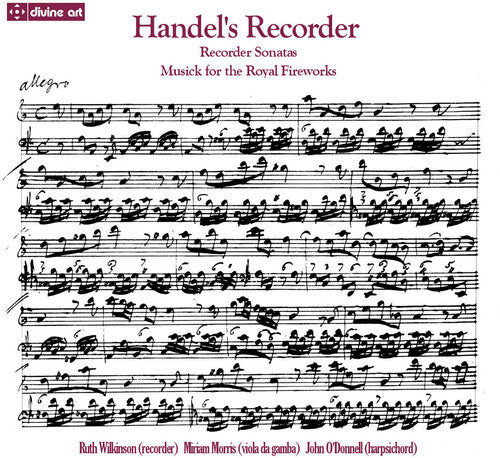 CD диск Handel / Wilkinson / Morris / Odonnell: Handels Recorder
CD диск Handel / Wilkinson / Morris / Odonnell: Handels Recorder