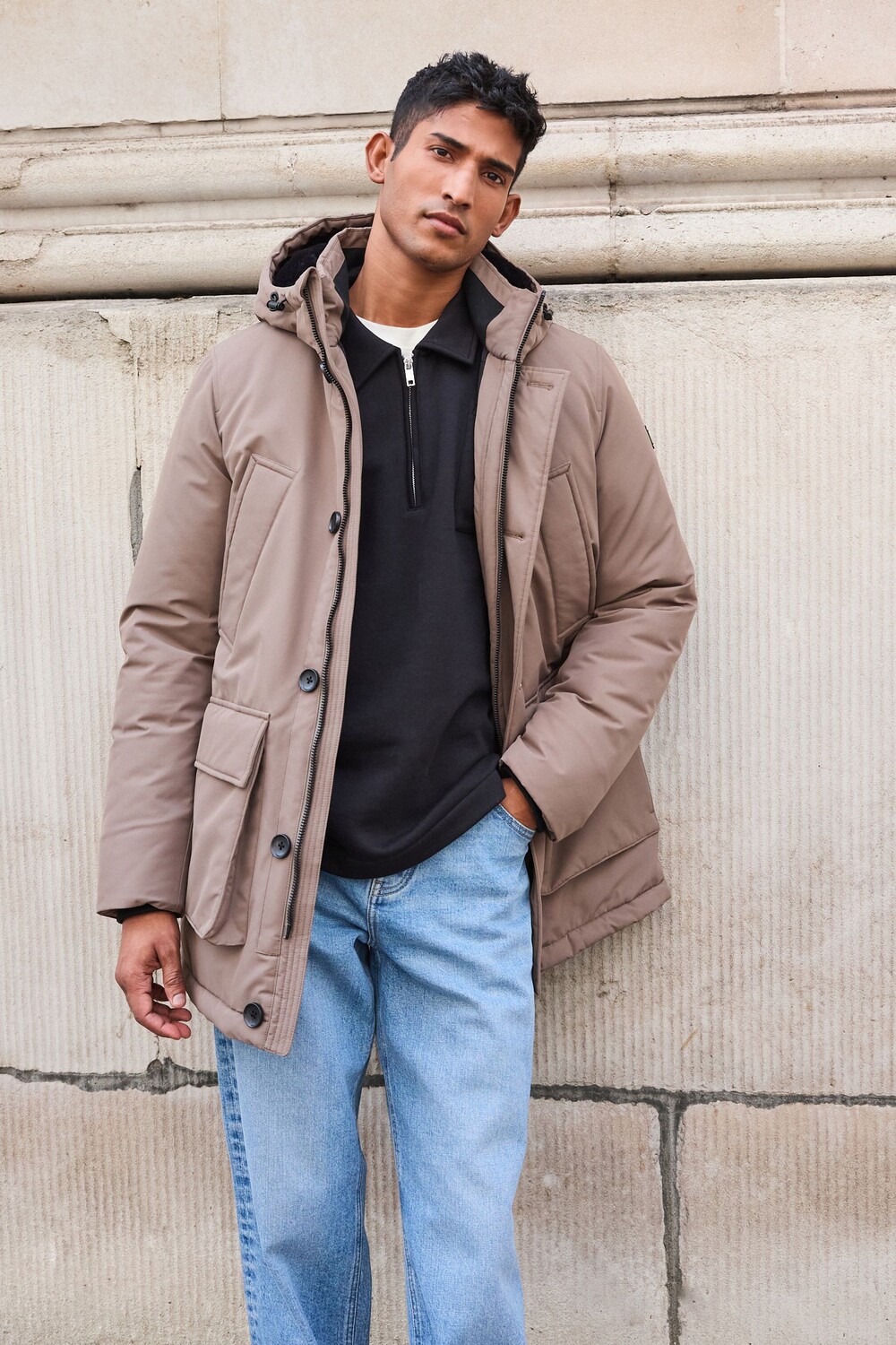 Водонепроницаемая парка куртка Next, серый
Водонепроницаемая парка куртка Next, серый