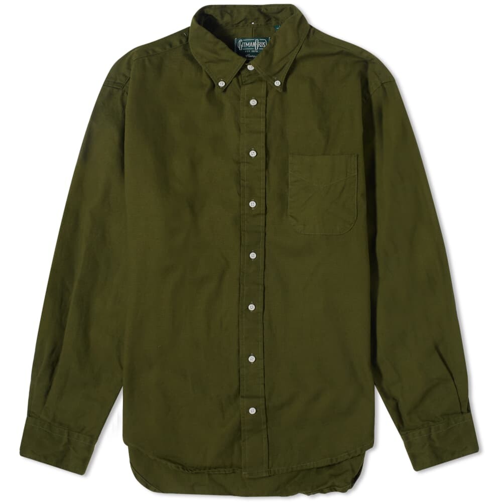 Оксфордская рубашка на пуговицах Gitman Vintage, оливковый
Оксфордская рубашка на пуговицах Gitman Vintage, оливковый