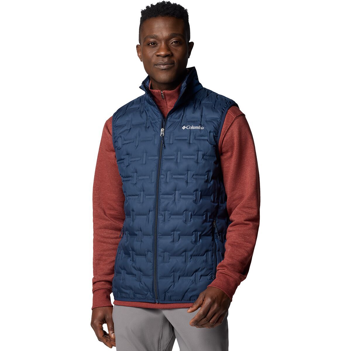 Пуховый жилет Delta Ridge II Columbia, синий 
Пуховый жилет Delta Ridge II Columbia, синий