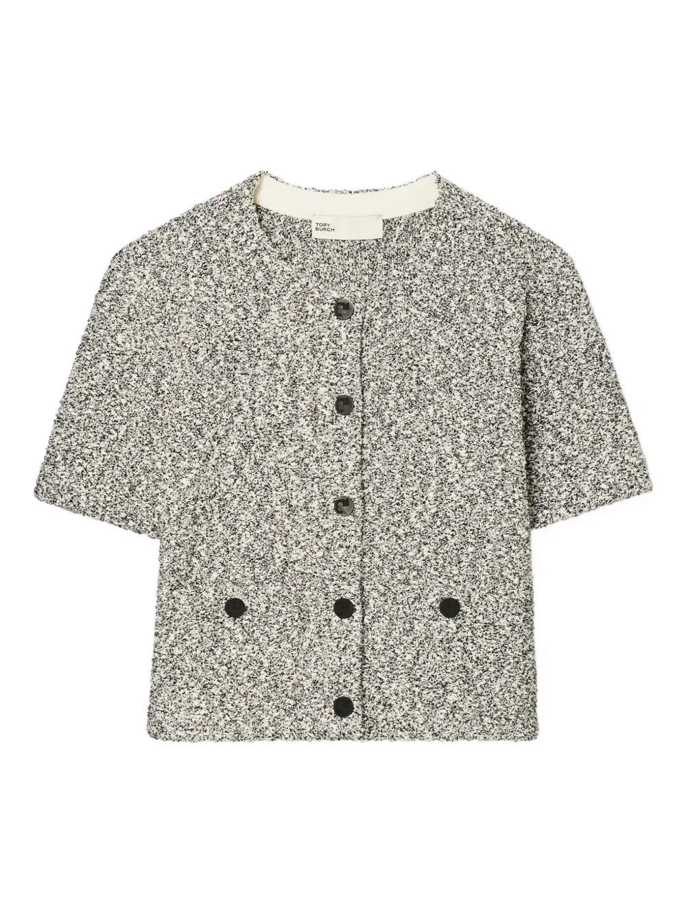 Твидовый кардиган Tory Burch, черный
Твидовый кардиган Tory Burch, черный