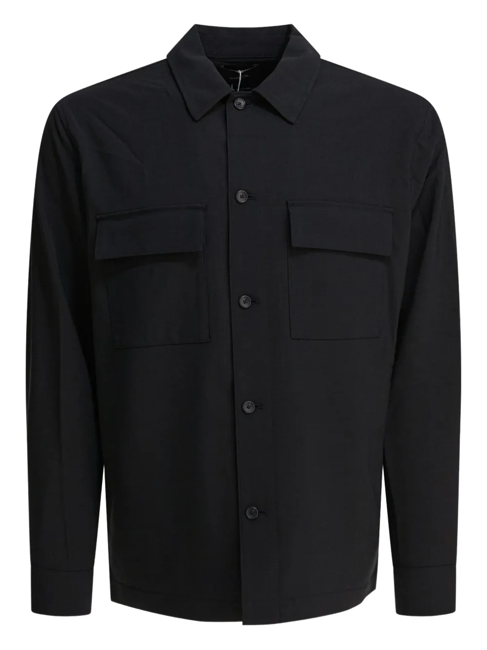 Куртка-рубашка с застегивающимся на пуговицы карманом Vince, черный
Куртка-рубашка с застегивающимся на пуговицы карманом Vince, черный