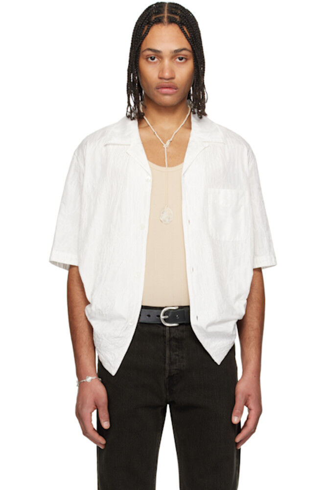 Белая рубашка Heusen с коротким рукавом OUR LEGACY
Белая рубашка Heusen с коротким рукавом OUR LEGACY