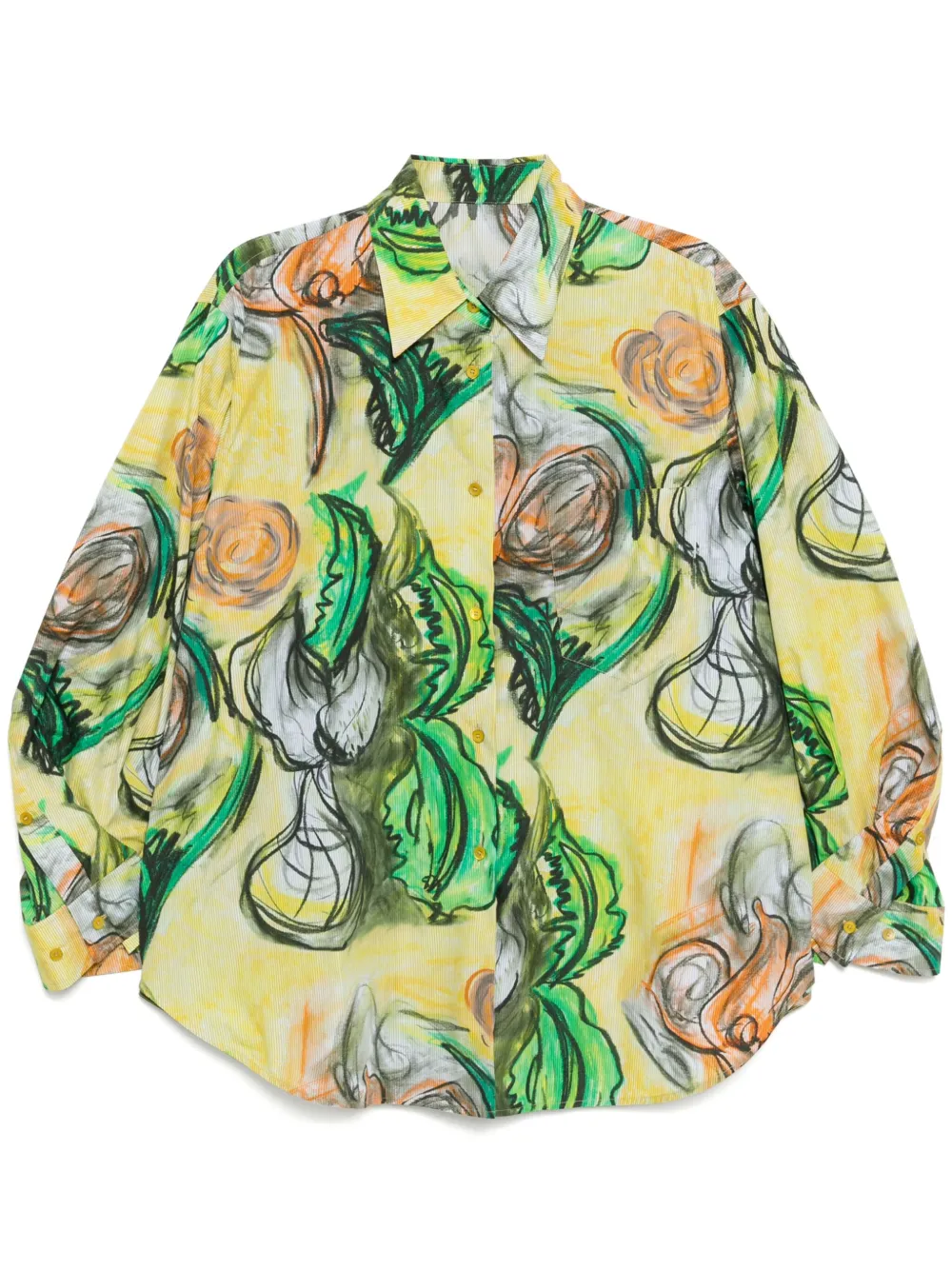 Рубашка с графичным принтом JNBY, желтый 
Рубашка с графичным принтом JNBY, желтый