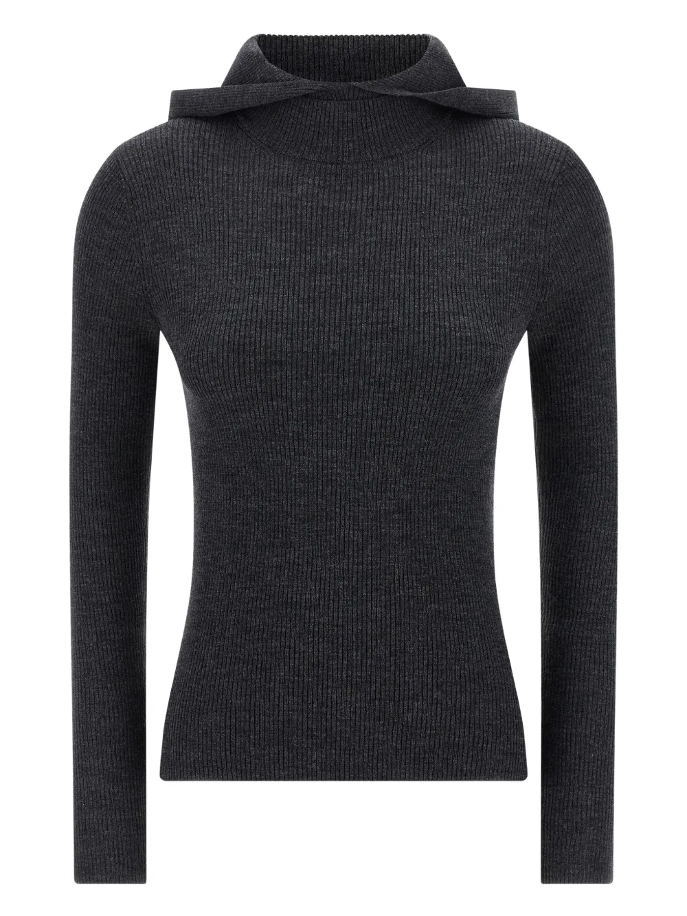 Вязаный худи в рубчик P.A.R.O.S.H., серый
Вязаный худи в рубчик P.A.R.O.S.H., серый