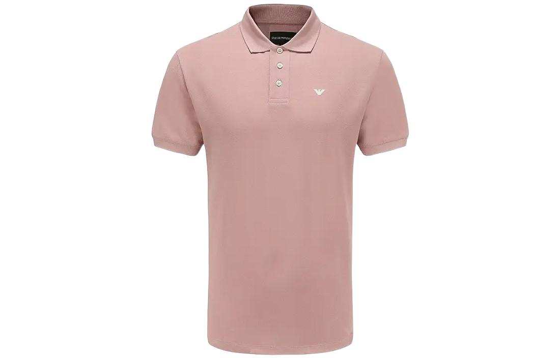 Футболка поло EMPORIO ARMANI, розовая 
Футболка поло EMPORIO ARMANI, розовая
