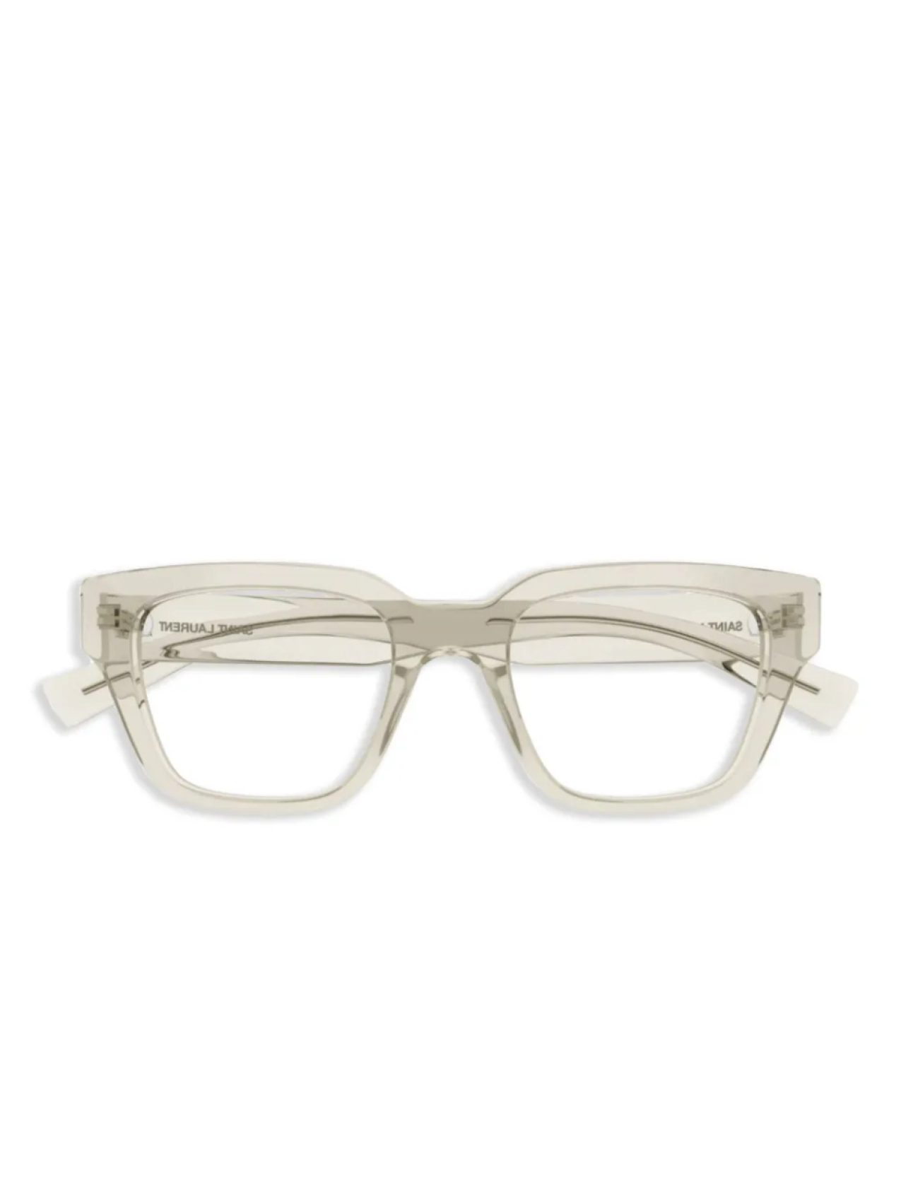 Очки Saint Laurent Eyewear в квадратной оправе, белый 
Очки Saint Laurent Eyewear в квадратной оправе, белый