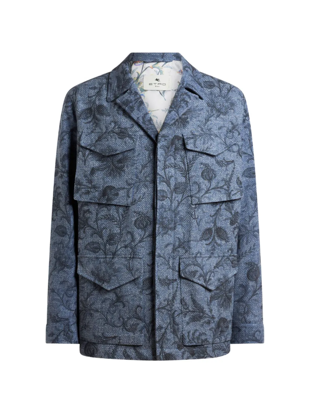 Куртка с цветочным принтом Etro, синий
Куртка с цветочным принтом Etro, синий
