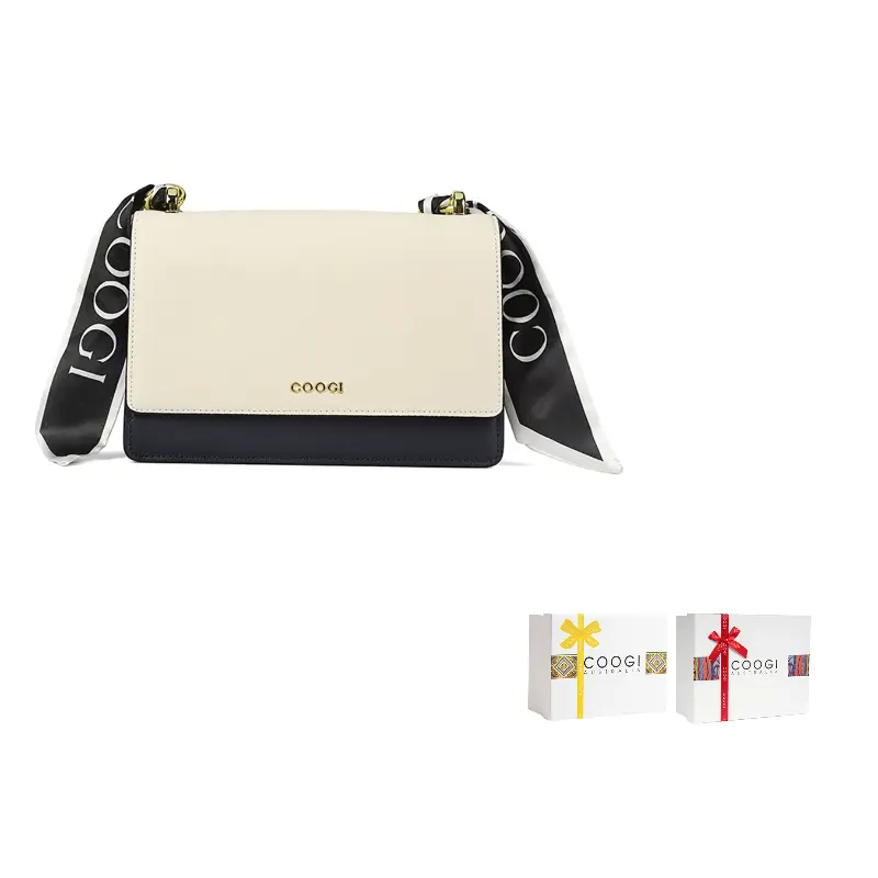 COOGI Сумка женская средняя из коровьей кожи разноцветная, Ecru
COOGI Сумка женская средняя из коровьей кожи разноцветная, Ecru