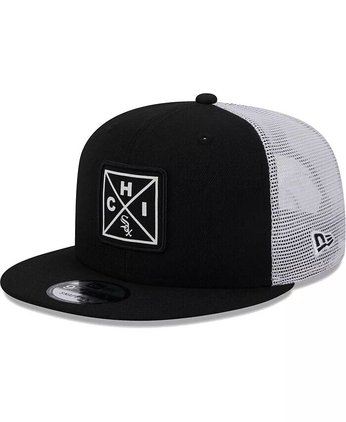 Мужская черная кепка Chicago White Sox Vert Squared Trucker 9FIFTY New Era
Мужская черная кепка Chicago White Sox Vert Squared Trucker 9FIFTY New Era
