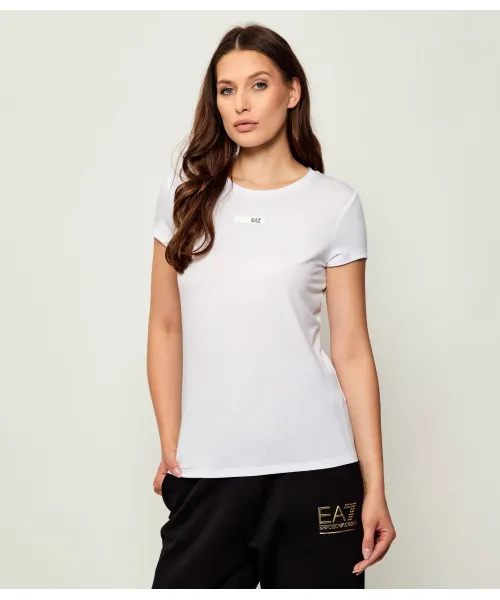 Футболка Slim fit Ea7, белый 
Футболка Slim fit Ea7, белый