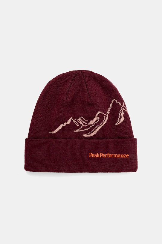 Шапка из смесовой шерсти Peak Performance, бордовый
Шапка из смесовой шерсти Peak Performance, бордовый