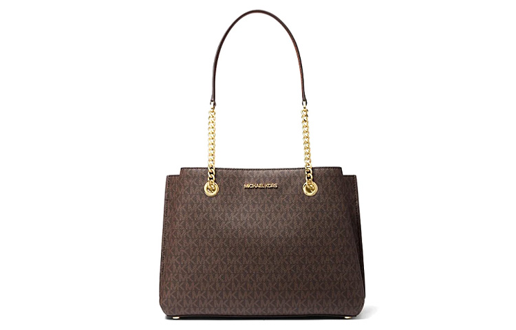 Сумка-шоппер Teagen из холста с кожаными деталями коричневый MICHAEL KORS
Сумка-шоппер Teagen из холста с кожаными деталями коричневый MICHAEL KORS