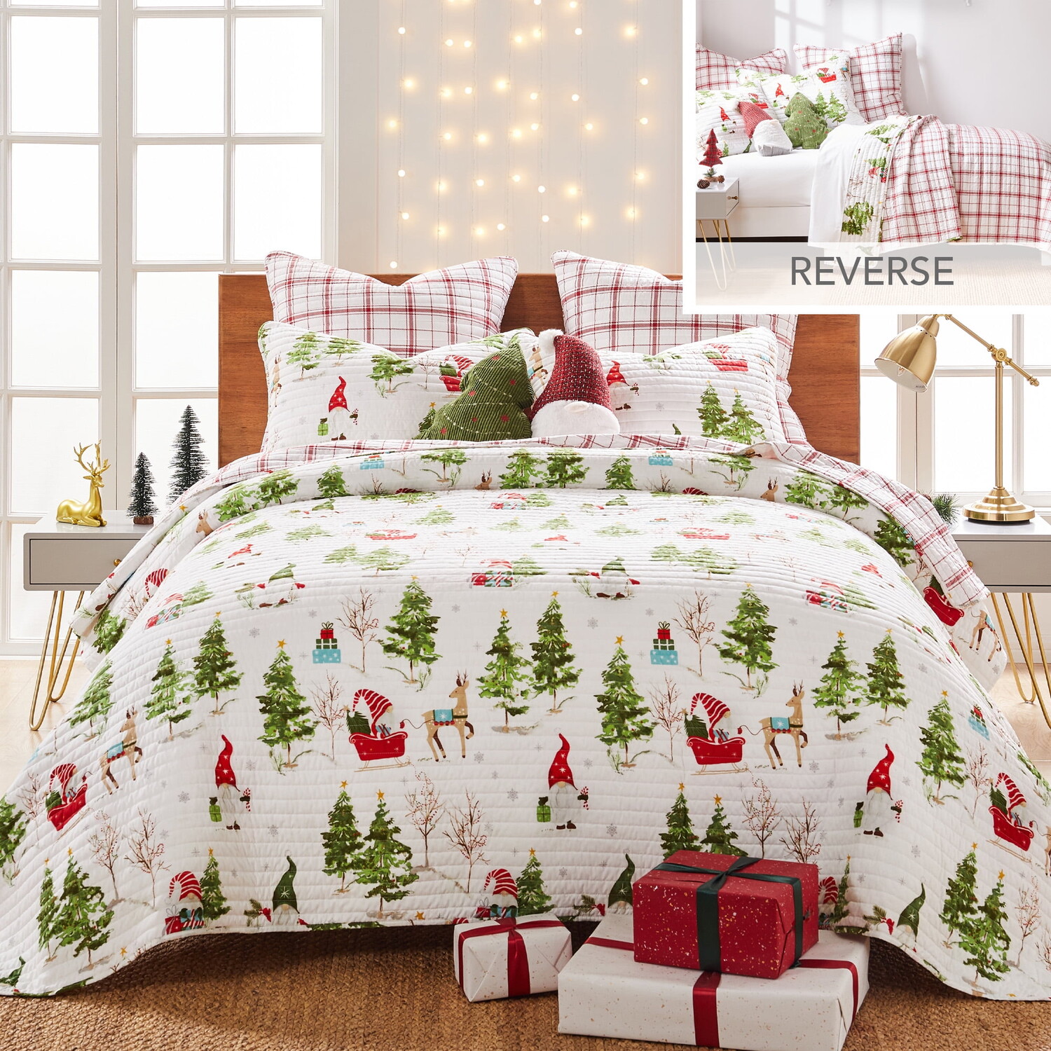 Комплект постельного белья Levtex Home Merry & Bright Gnome Forest, красный / зеленый
Комплект постельного белья Levtex Home Merry & Bright Gnome Forest, красный / зеленый