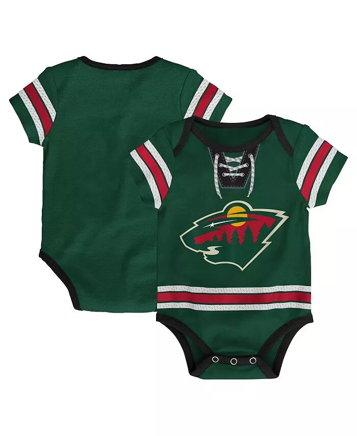 Боди из зеленой хоккейной майки Minnesota Wild для мальчиков и девочек Outerstuff
Боди из зеленой хоккейной майки Minnesota Wild для мальчиков и девочек Outerstuff