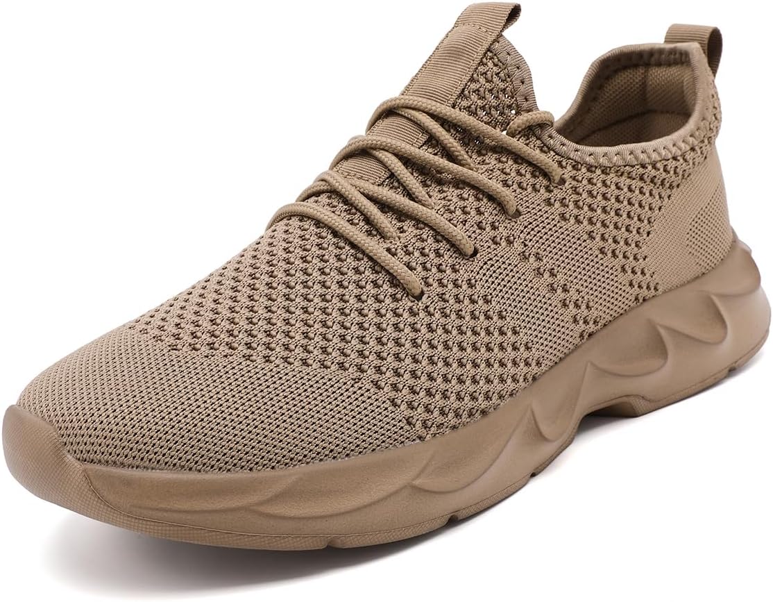 Мужские кроссовки для бега, тенниса и повседневной ходьбы, модные спортивные кроссовки для тренажерного зала, дышащие, легкие и удобные Wohhhw, коричневый
Мужские кроссовки для бега, тенниса и повседневной ходьбы, модные спортивные кроссовки для тренажерного зала, дышащие, легкие и удобные Wohhhw, коричневый