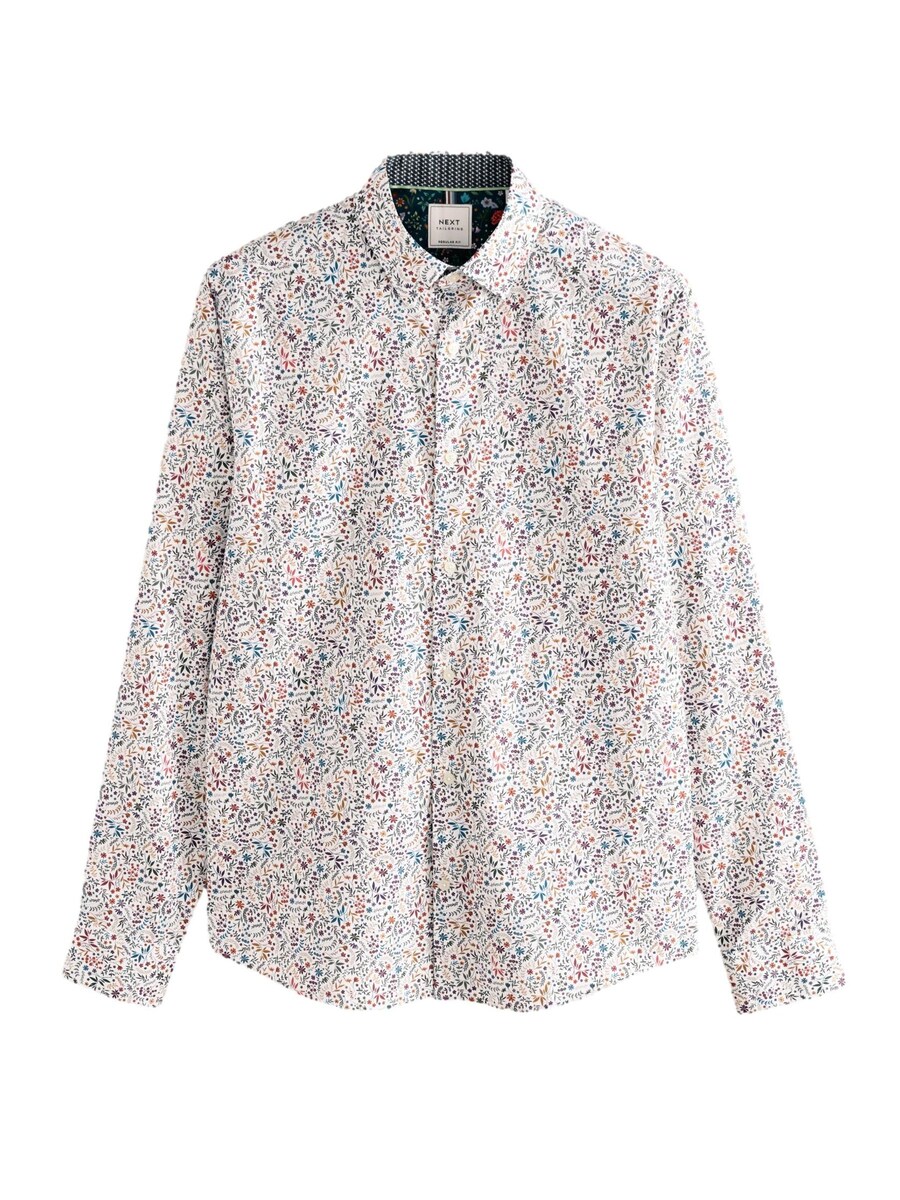 Рубашка на пуговицах классического кроя Next, белый
Рубашка на пуговицах классического кроя Next, белый