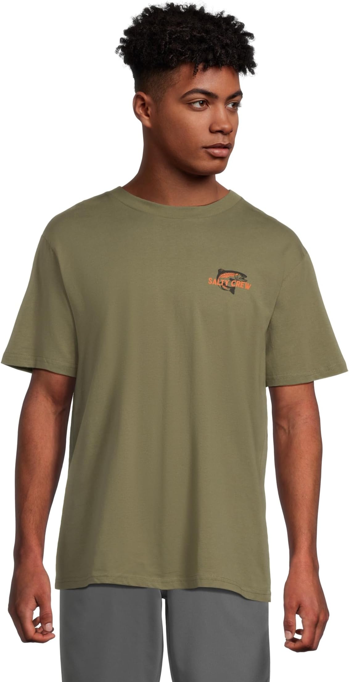 Мужская классическая футболка с коротким рукавом Nature Salty Crew, Dusty Olive
Мужская классическая футболка с коротким рукавом Nature Salty Crew, Dusty Olive