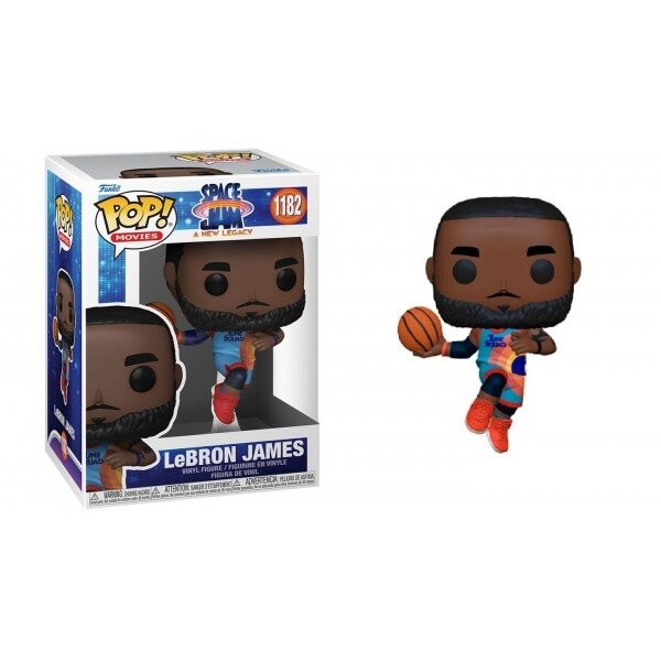 Funko POP! Кино, коллекционная фигурка, Space Jam, Леброн Джеймс, 1182
Funko POP! Кино, коллекционная фигурка, Space Jam, Леброн Джеймс, 1182