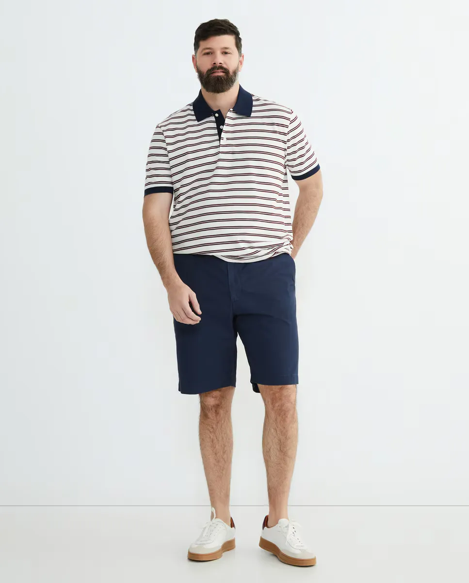 Мужские шорты-бермуды, большие размеры, базовые, без складок Emidio Tucci, тёмно-синий
Мужские шорты-бермуды, большие размеры, базовые, без складок Emidio Tucci, тёмно-синий