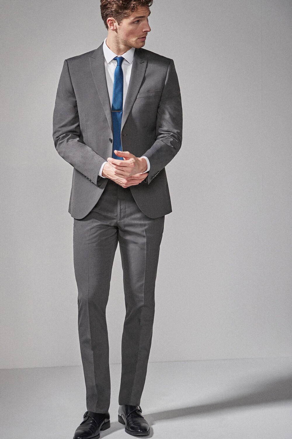 Пиджак застегивается на две пуговицы Next, серый
Пиджак застегивается на две пуговицы Next, серый