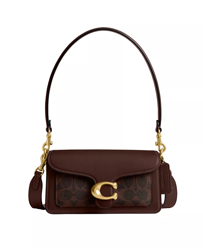 Сумка через плечо Tabby Mini Signature из холста 20 Coach, фиолетовый
Сумка через плечо Tabby Mini Signature из холста 20 Coach, фиолетовый