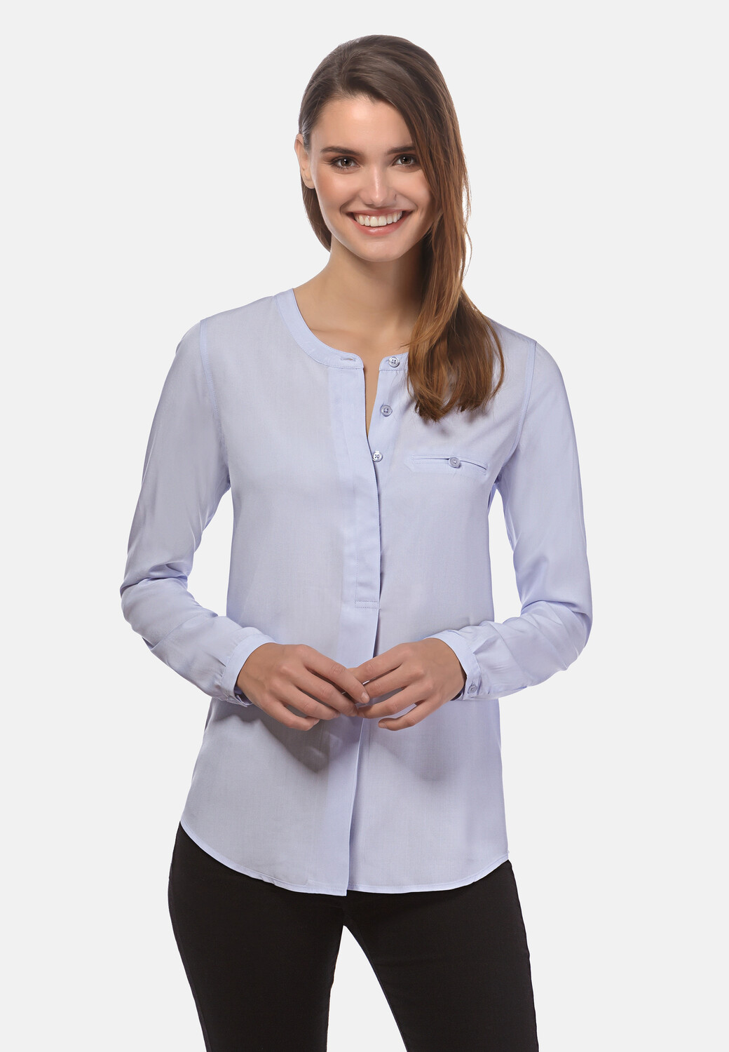 Блуза Vincenzo Boretti gerade geschnitten, цвет eisblau
Блуза Vincenzo Boretti gerade geschnitten, цвет eisblau