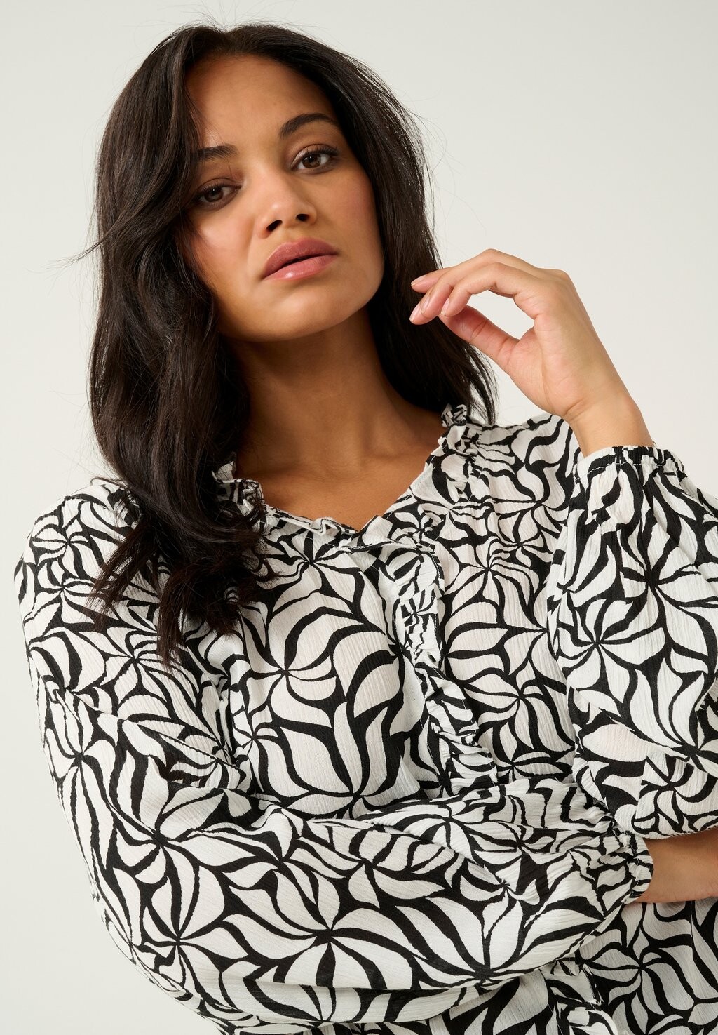 Блуза ELLENA Kaffe Curve, черный
Блуза ELLENA Kaffe Curve, черный