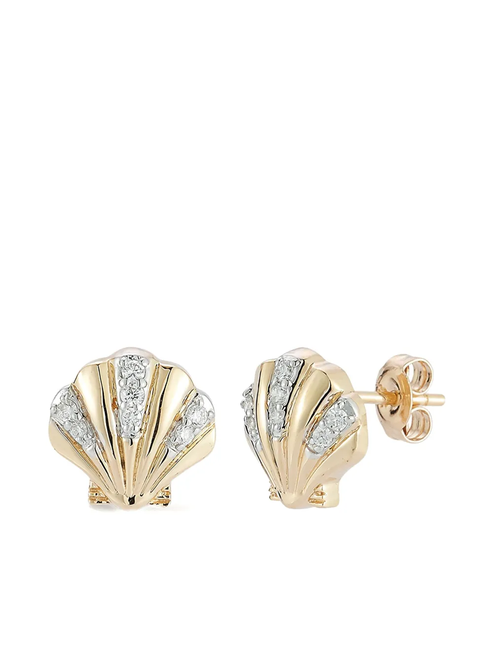 Серьги с бриллиантами-ракушками 14 карат Mateo, золотой
Серьги с бриллиантами-ракушками 14 карат Mateo, золотой