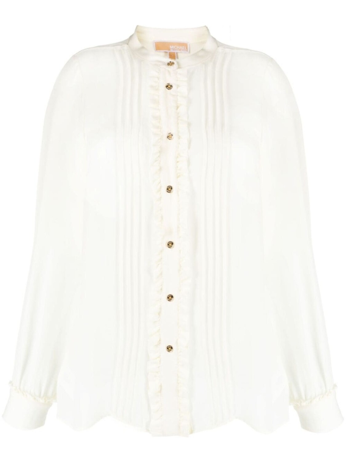 Michael Michael Kors рубашка с оборками, нейтральный цвет
Michael Michael Kors рубашка с оборками, нейтральный цвет