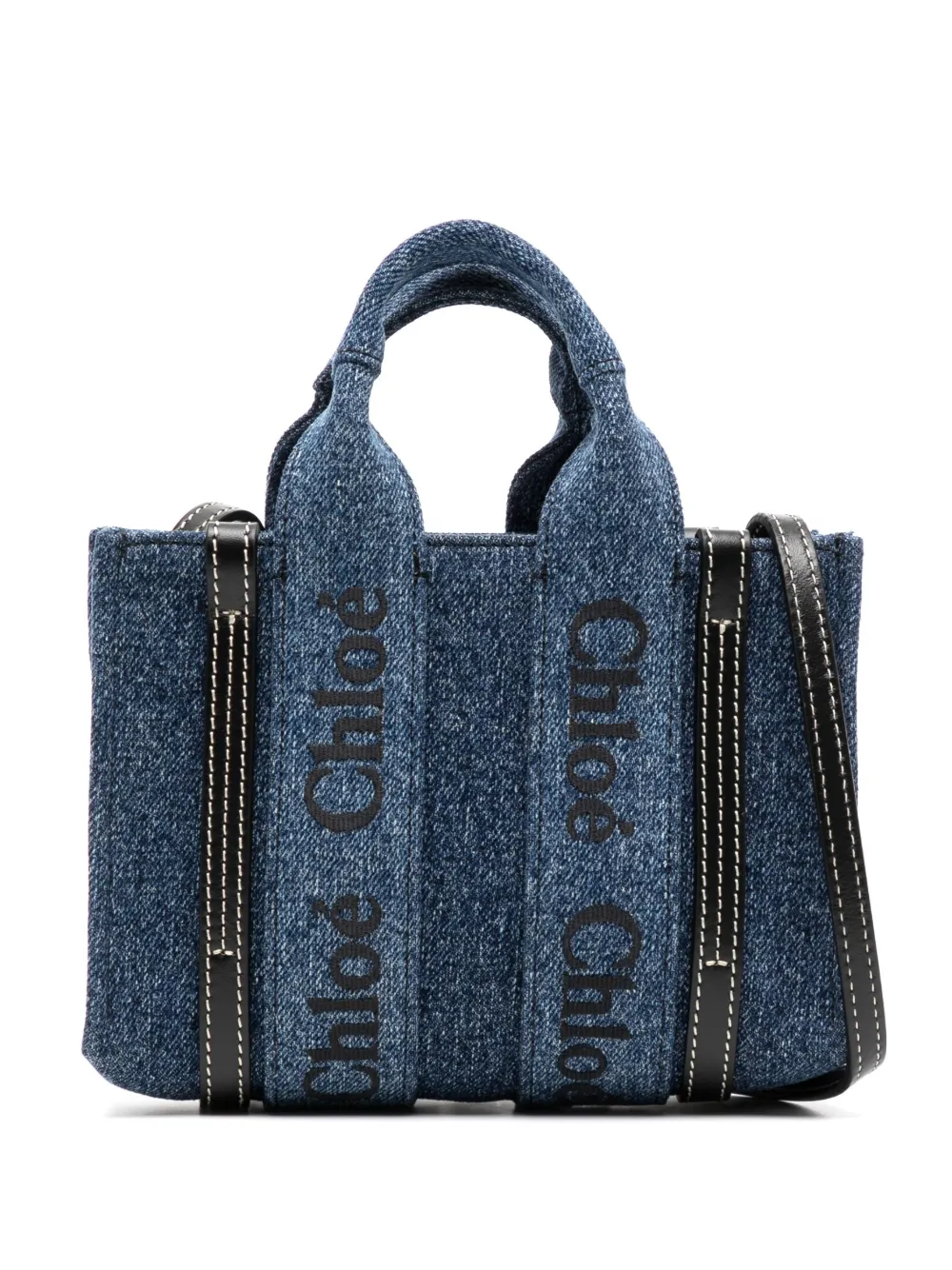 Сумка-тоут Woody Nano размера мини Chloé, синий
Сумка-тоут Woody Nano размера мини Chloé, синий