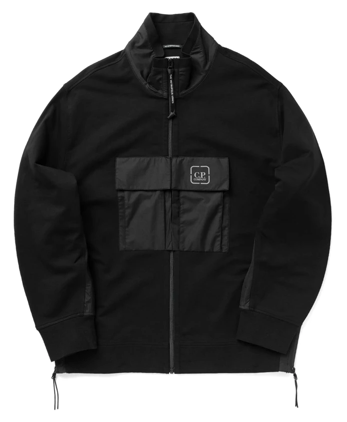 Расстегнутая толстовка C.P. Company, черный
Расстегнутая толстовка C.P. Company, черный