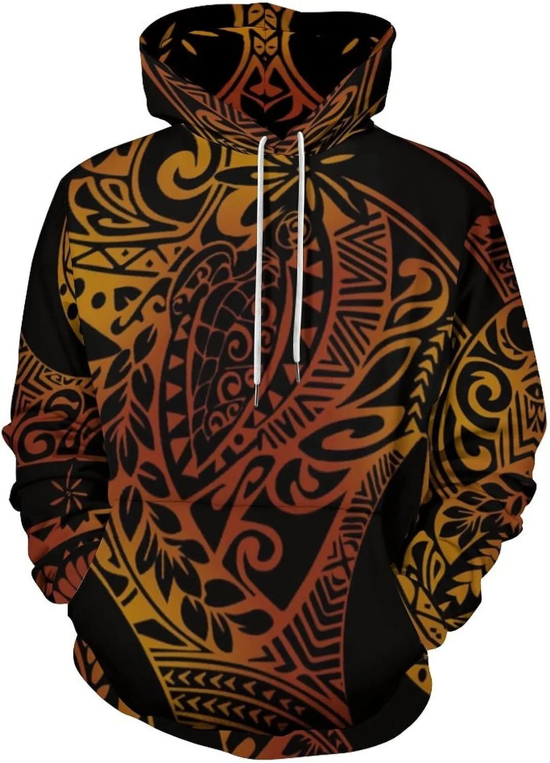 Толстовка с капюшоном Plus Size Polynesian Tribal, длинный рукав DUOLIFU
Толстовка с капюшоном Plus Size Polynesian Tribal, длинный рукав DUOLIFU