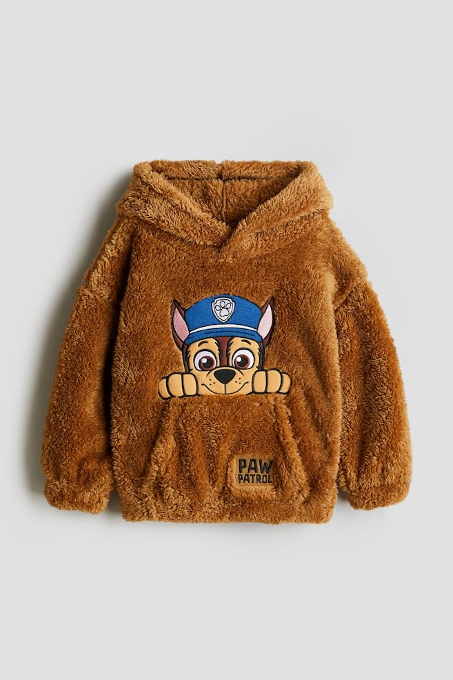 Худи из флиса тедди H&M, коричневый
Худи из флиса тедди H&M, коричневый