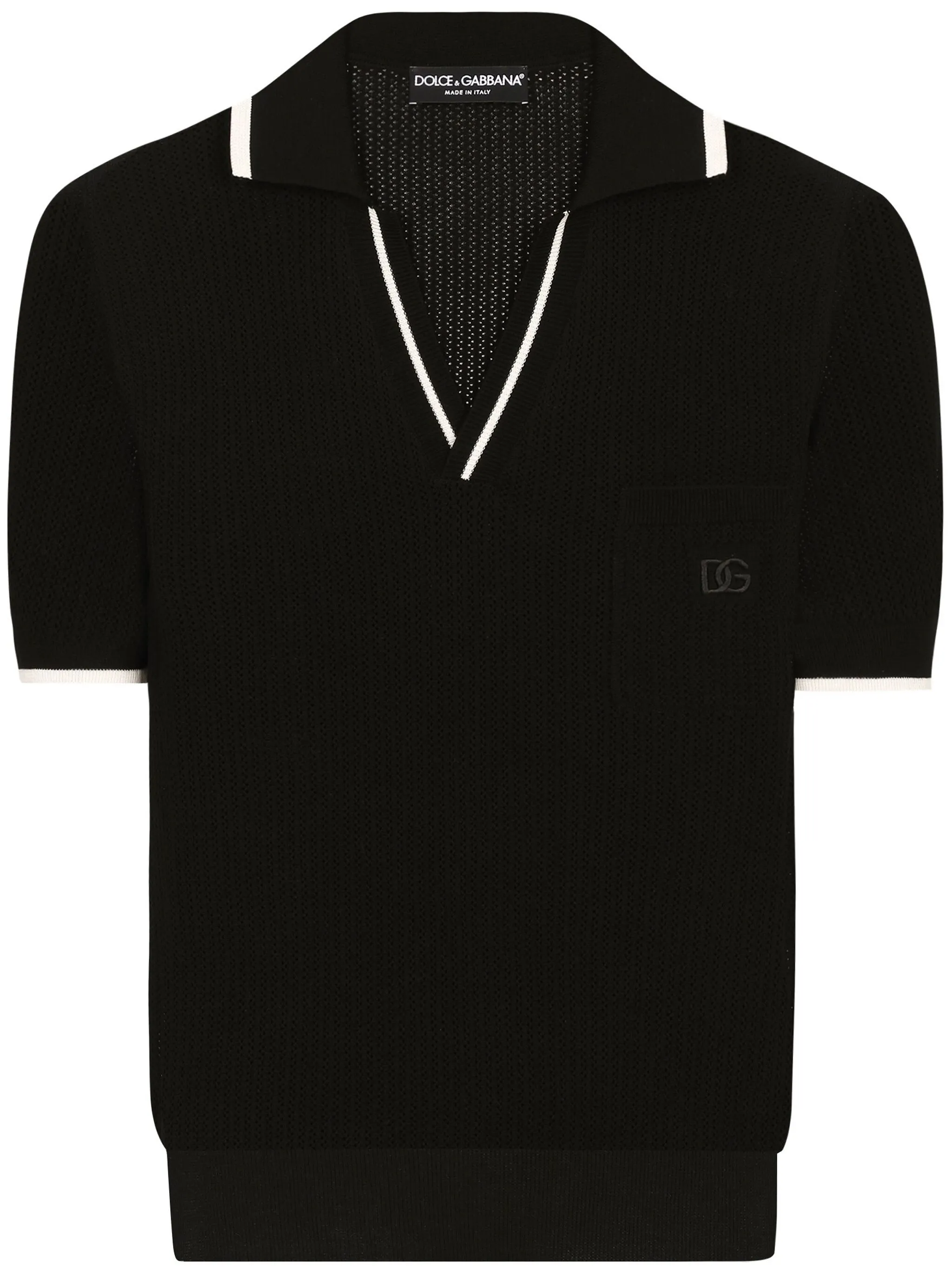 Рубашка поло с вышивкой DG Dolce & Gabbana, черный
Рубашка поло с вышивкой DG Dolce & Gabbana, черный