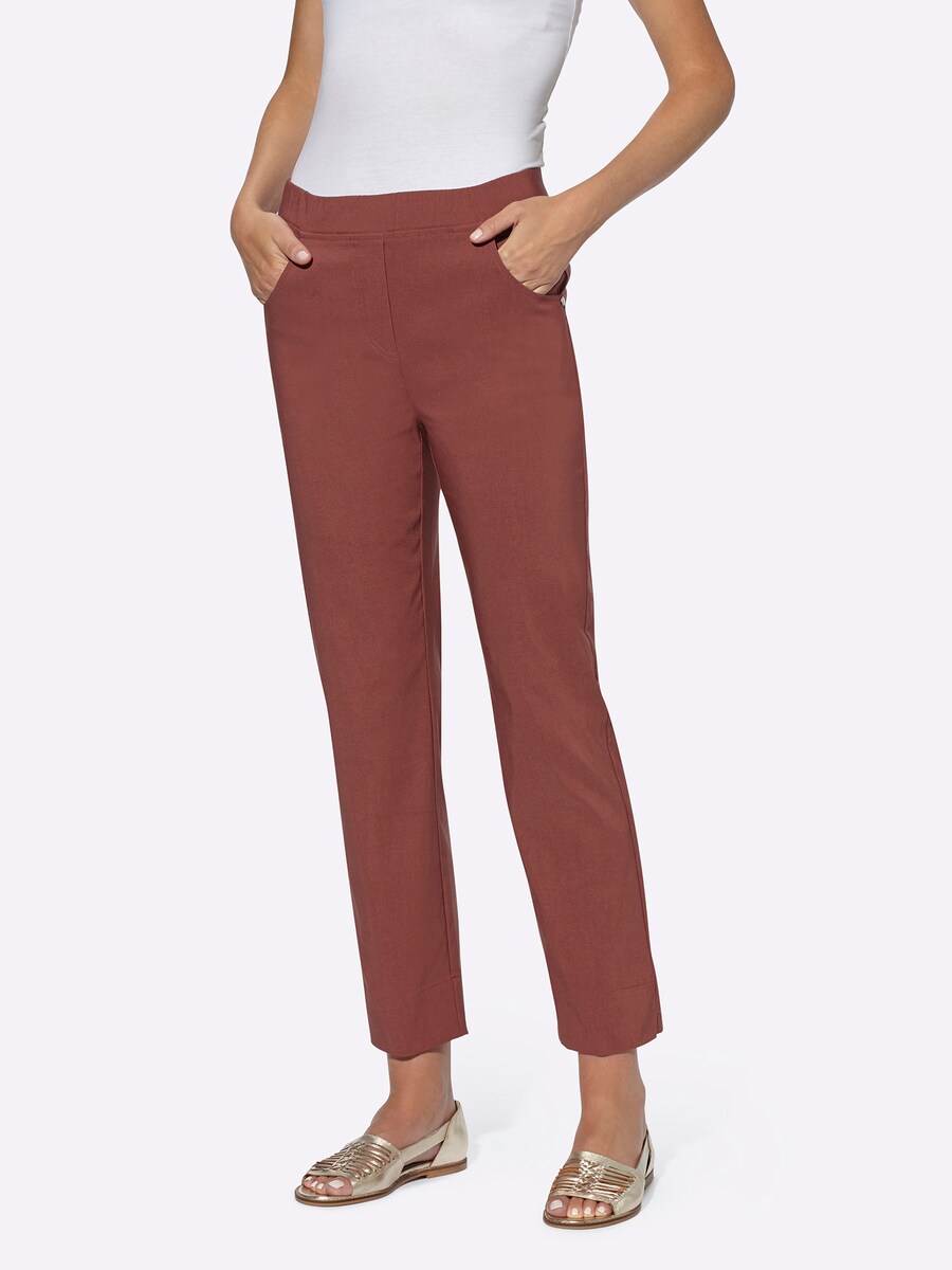 Брюки heine, коричневый 
Брюки heine, коричневый