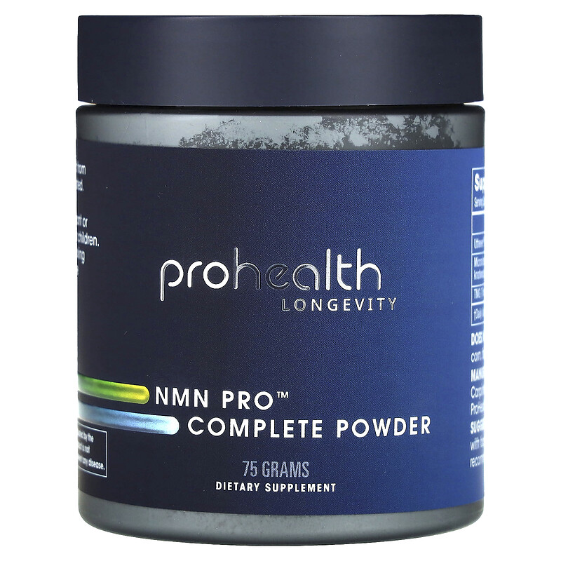 ProHealth Longevity, NMN Pro, комплекс с NMN в порошке, 75 г
ProHealth Longevity, NMN Pro, комплекс с NMN в порошке, 75 г
