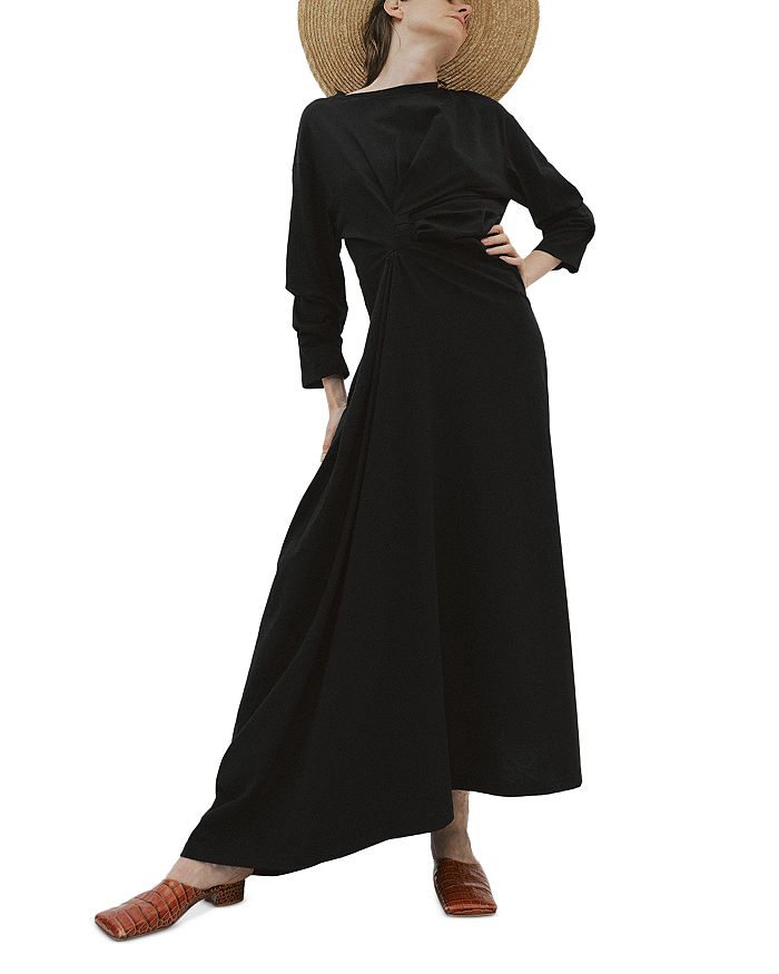 Платье макси с узлом спереди A.W.A.K.E. MODE, черный
Платье макси с узлом спереди A.W.A.K.E. MODE, черный