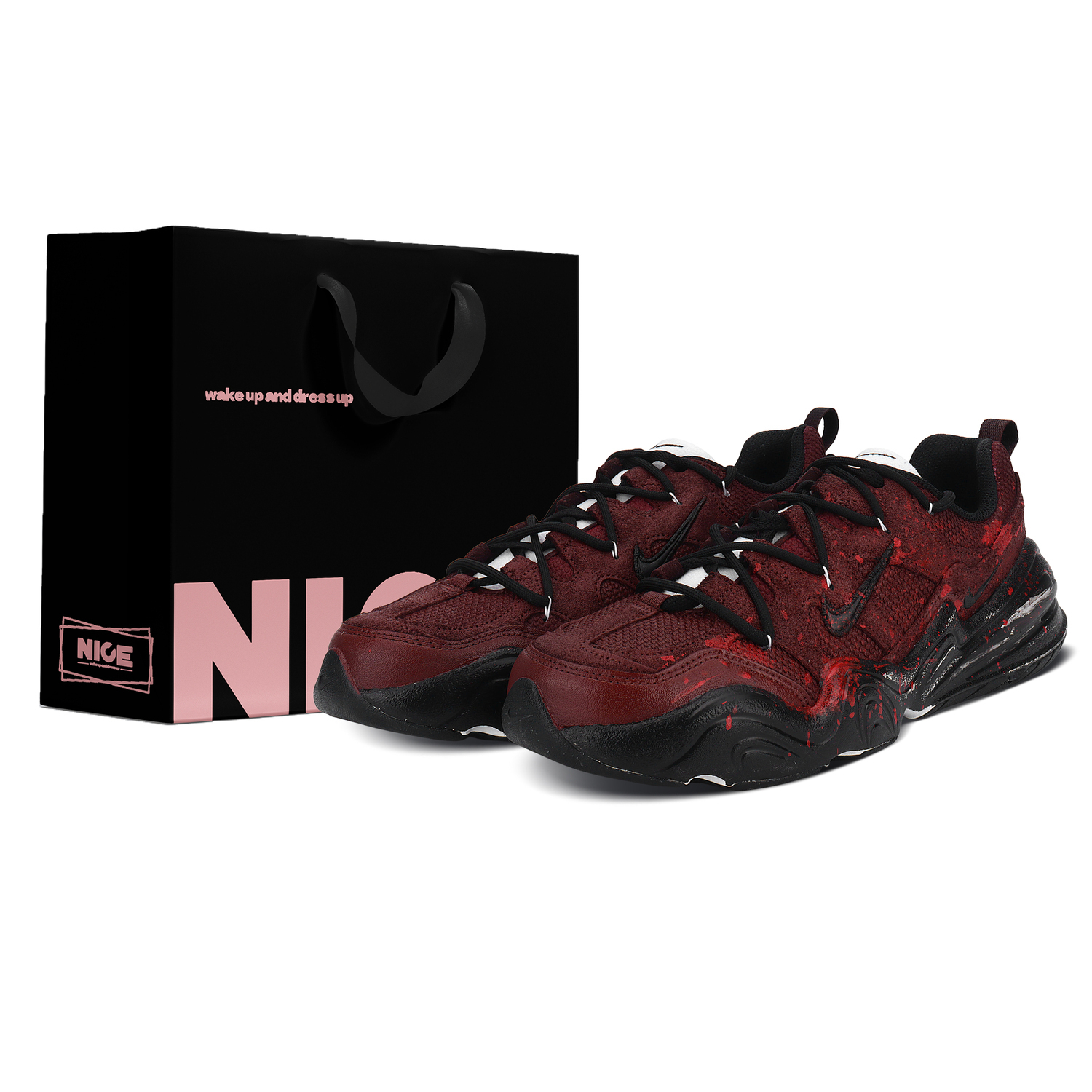 Nike Tech Hera Vacuum Slayer, низкие повседневные кроссовки с термоизоляцией, увеличивающие высоту, для мужчин, темно-красные
Nike Tech Hera Vacuum Slayer, низкие повседневные кроссовки с термоизоляцией, увеличивающие высоту, для мужчин, темно-красные