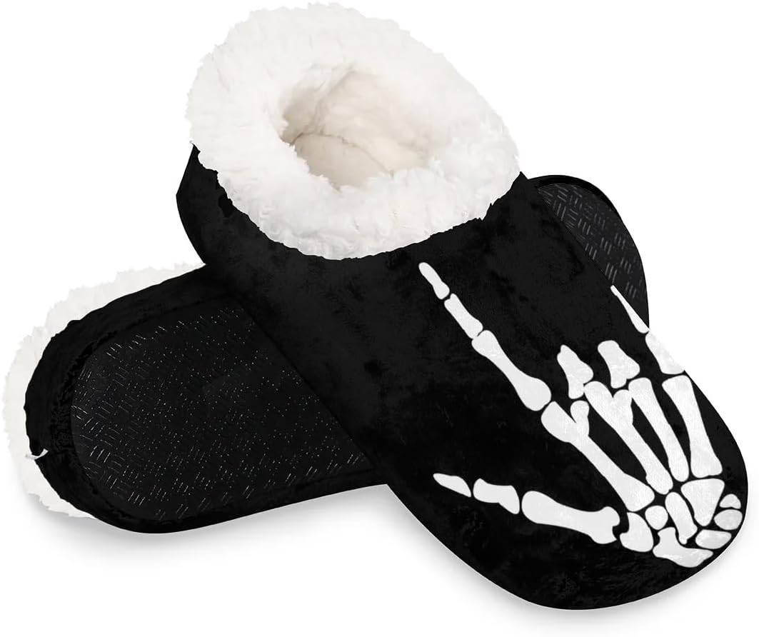 Домашние тапочки OMFUNS для женщин и мужчин, зимние с пушистой подошвой из пенной памяти, теплые домашние тапочки, Human Skeleton
Домашние тапочки OMFUNS для женщин и мужчин, зимние с пушистой подошвой из пенной памяти, теплые домашние тапочки, Human Skeleton