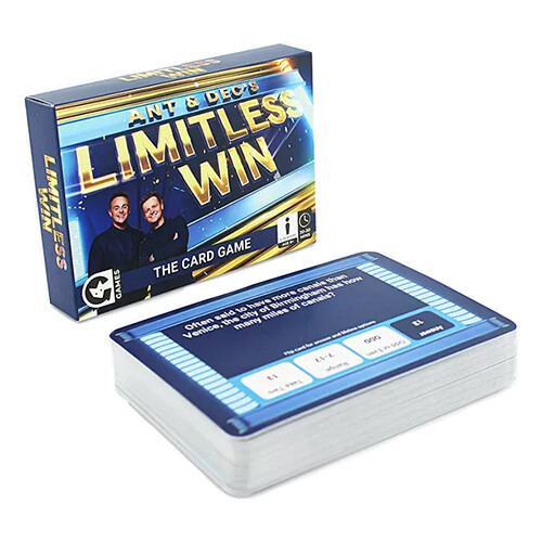 Настольная игра Ant And Dec’S Limitless Win Card Game Ginger Fox
Настольная игра Ant And Dec’S Limitless Win Card Game Ginger Fox