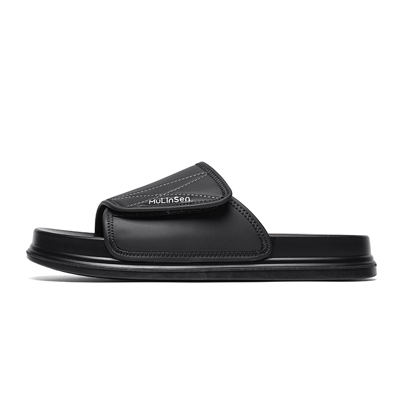 Mulinsen Сандалии-слайдеры из нескользящей ткани с защитой от истирания, мужские, черные
Mulinsen Сандалии-слайдеры из нескользящей ткани с защитой от истирания, мужские, черные